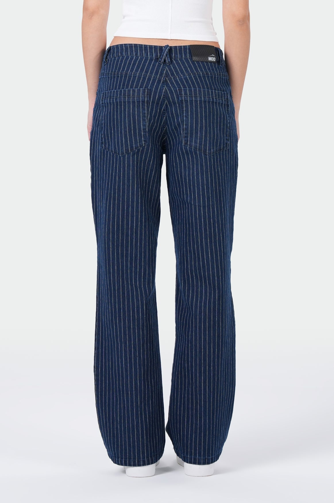 Nicola Wide Leg | Easy Blue Stripe