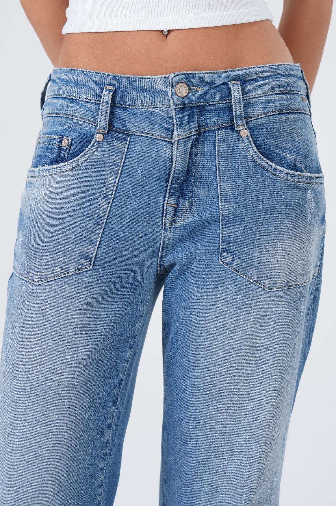 Nini Wide Leg | Earth Blue