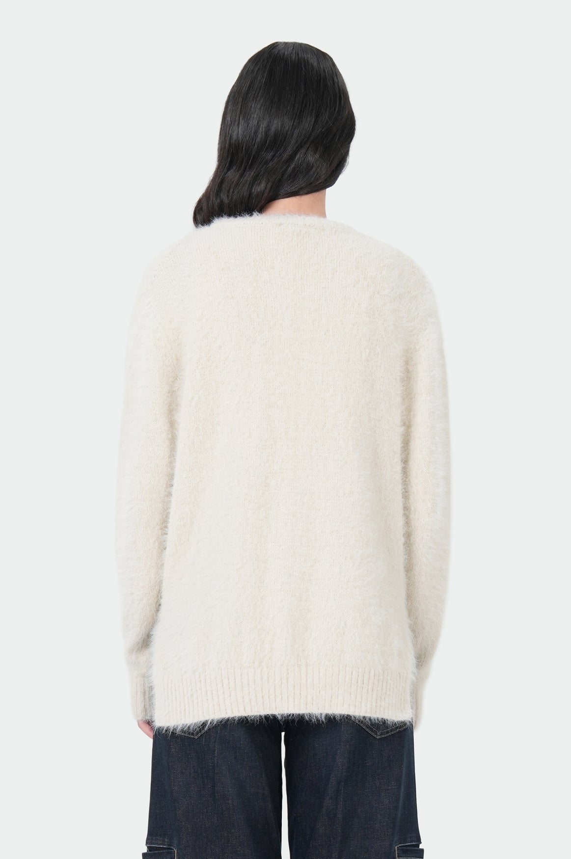 Selina Pullover | White Asparagus