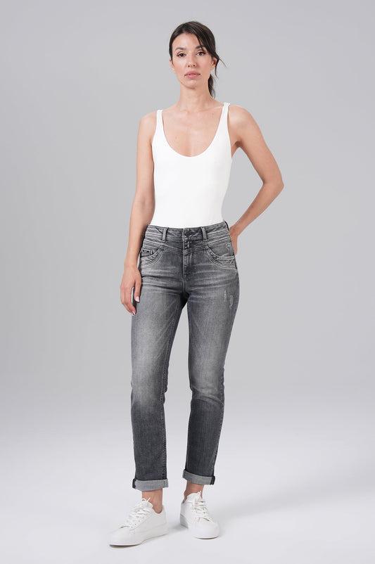 Rea High Regular Fit | Coffee Grey