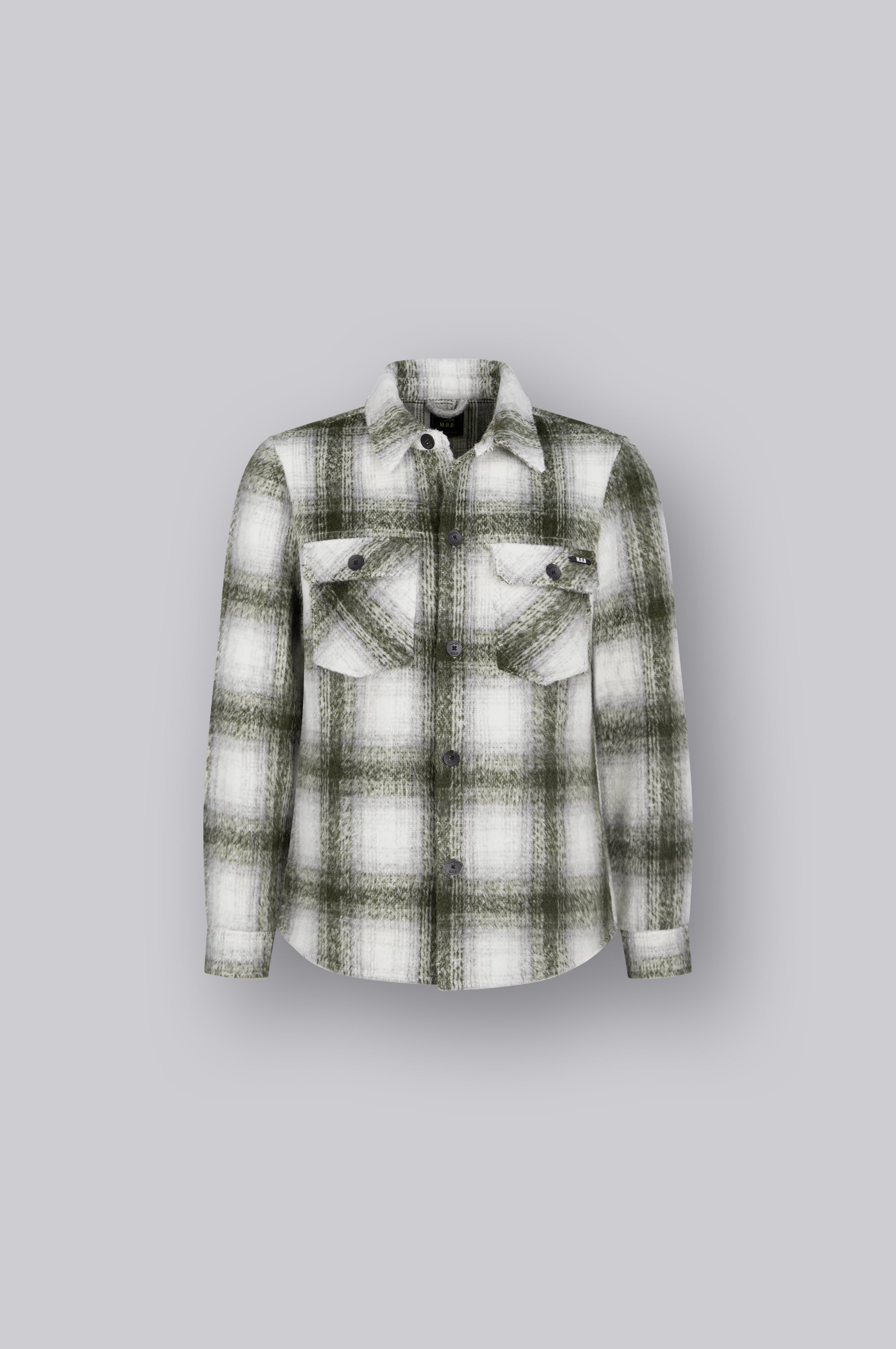 Men Flanell Shirt - M.O.D - Forest Night Check - 5