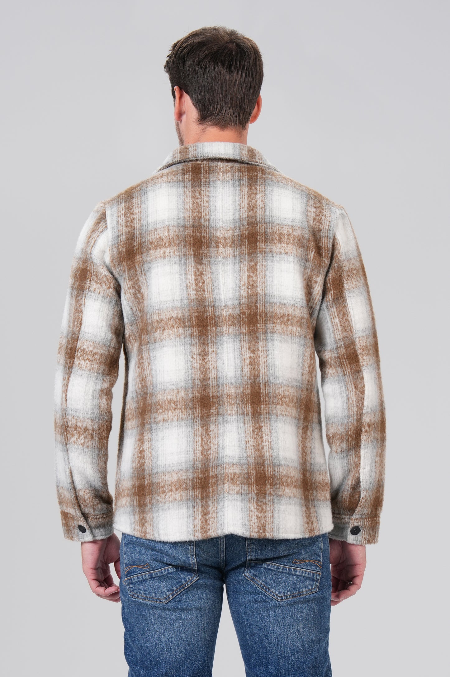 Men Flanell Shirt - M.O.D - Brown Check - 3