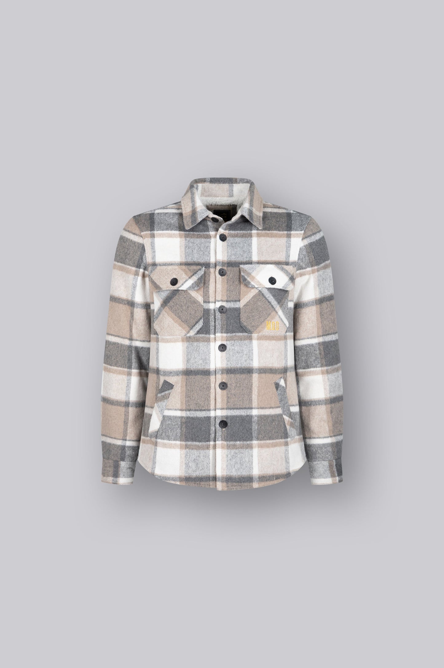 Men Shirt | Beige Check