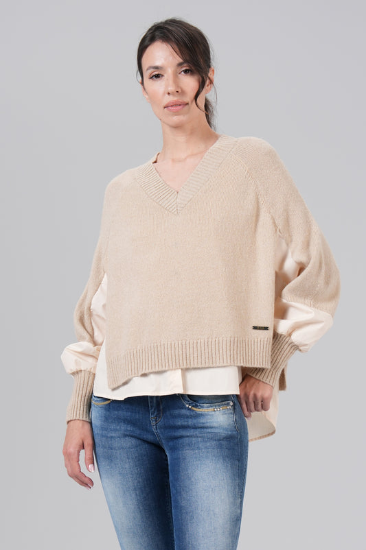 Women Pullover - M.O.D - Beige - 1