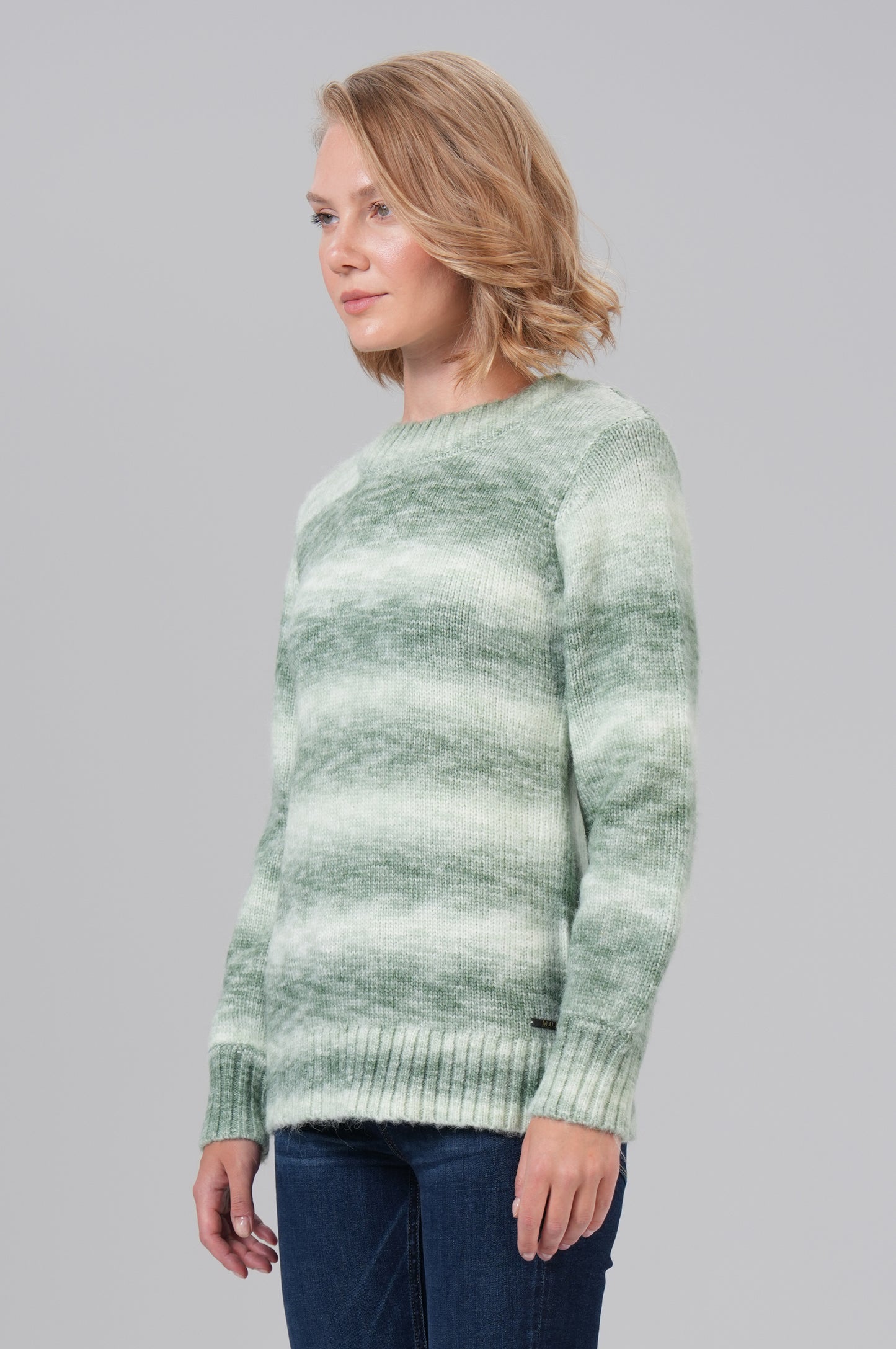 Women Pullover - M.O.D - Green Block - 2