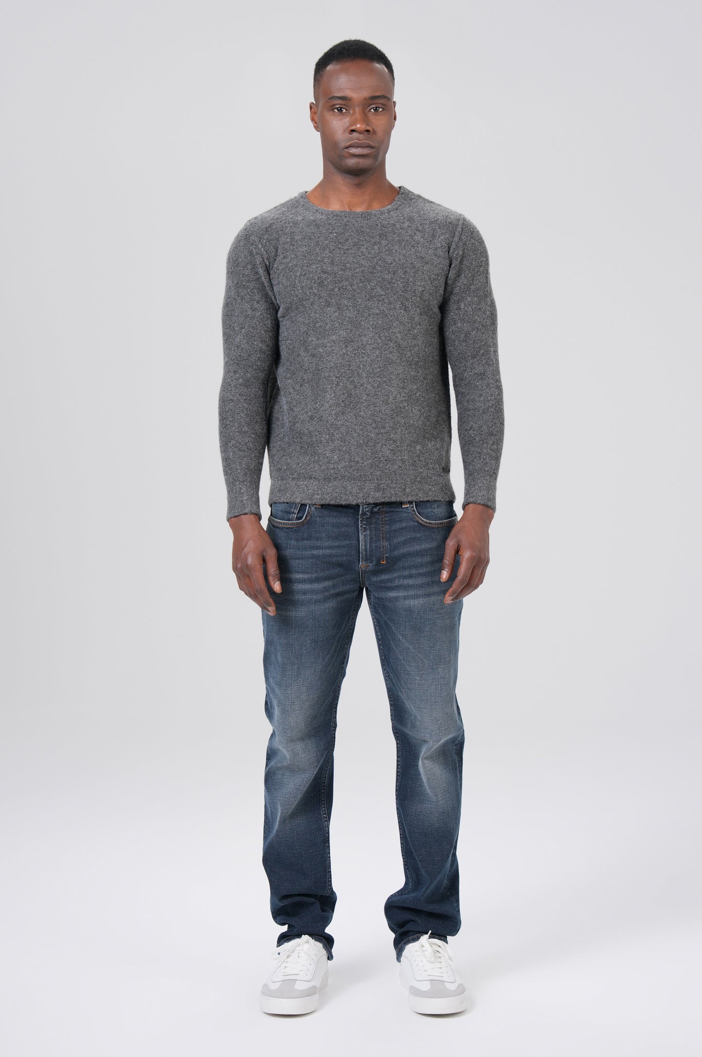 Men Pullover - Iron Grey