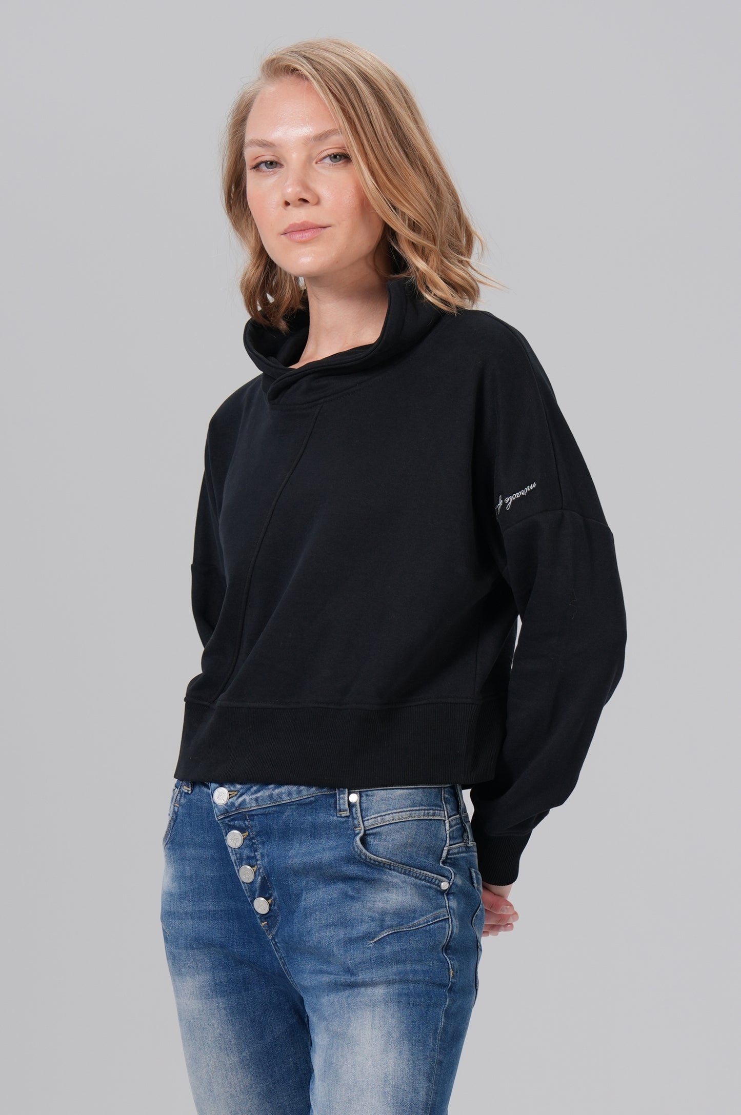 Women Sweatshirt - M.O.D - Black - 2