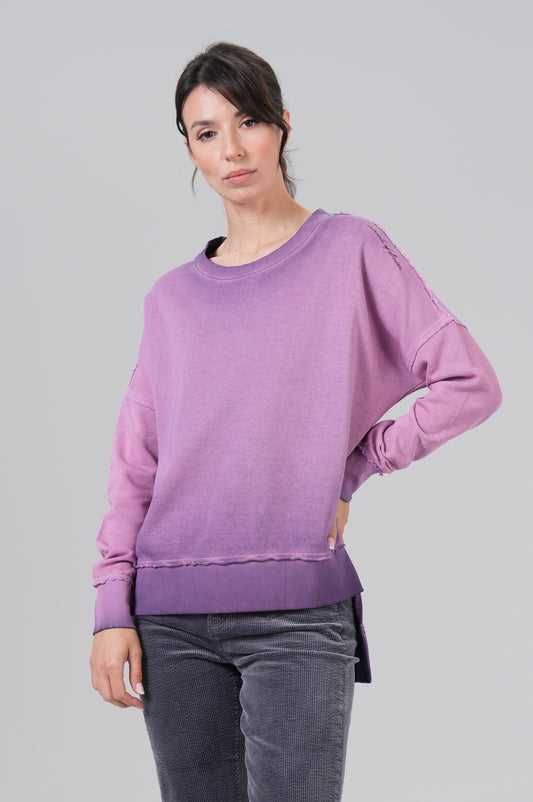 Women Basic Sweatshirt - M.O.D - Paisley Purple - 1