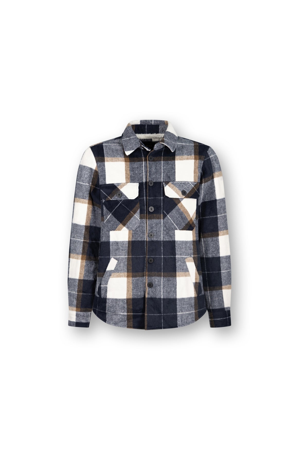 Max Shirt Jacket | Blue Offwhite Check