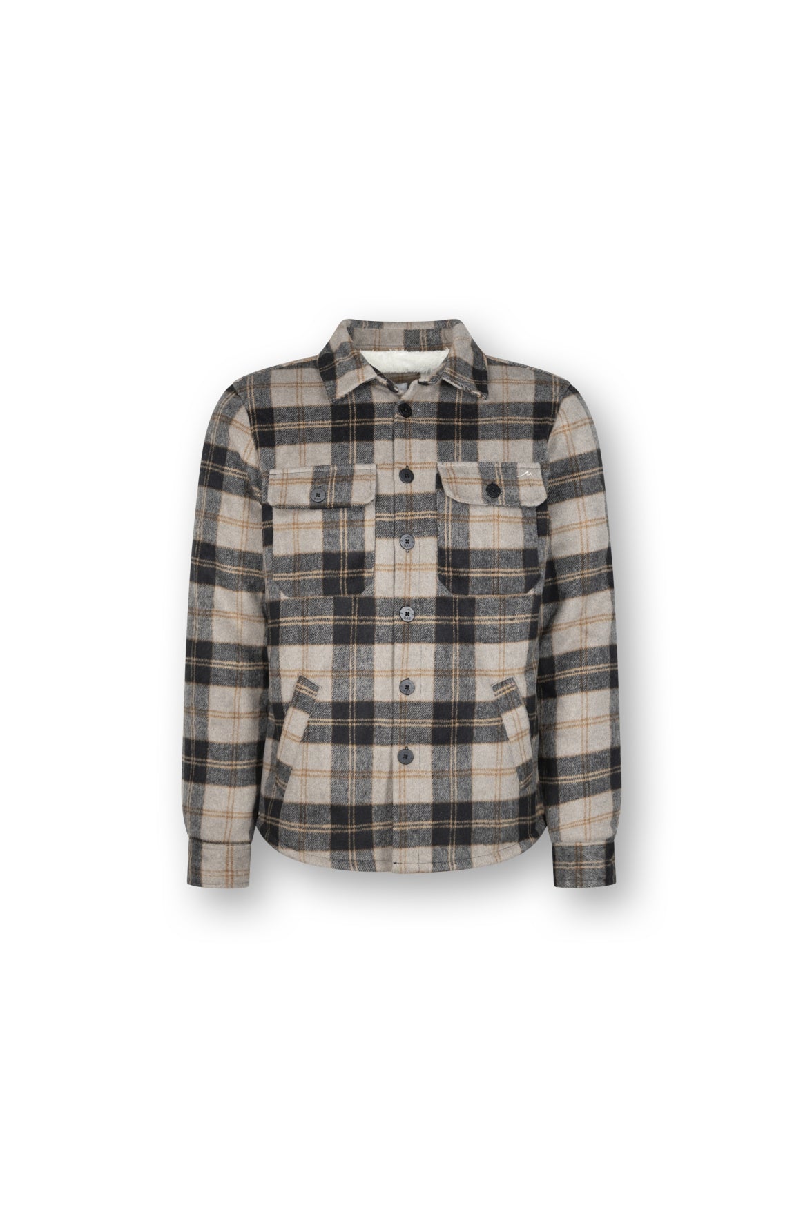 Max Shirt Jacket | Black Grey Check