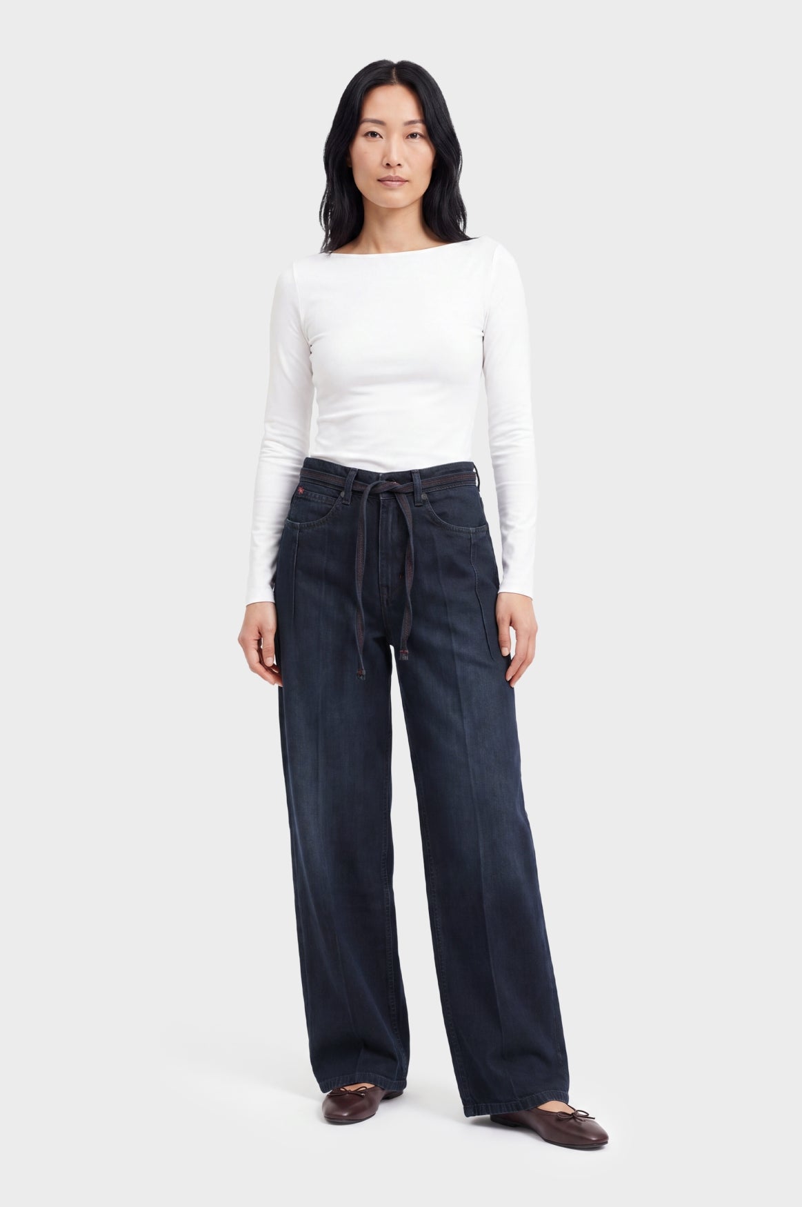 Nikki Wide Leg | Goal Blue Black