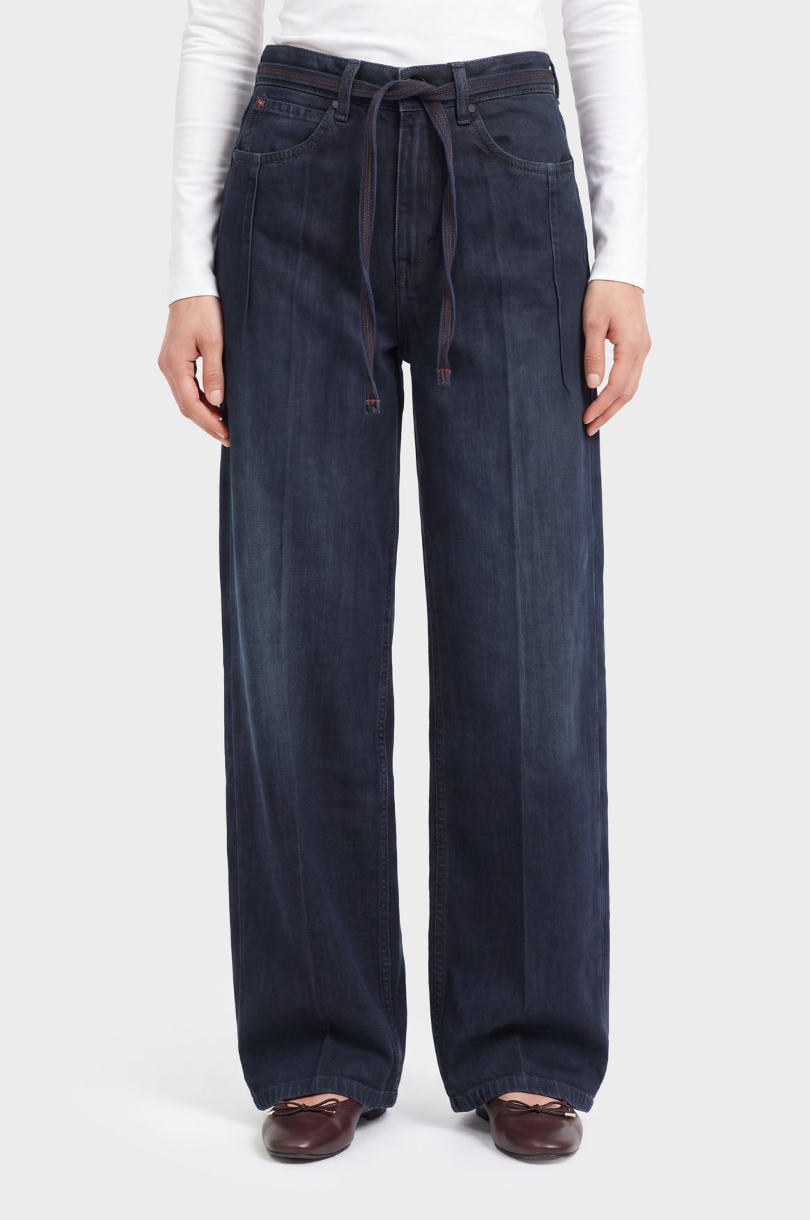 Nikki Wide Leg | Goal Blue Black
