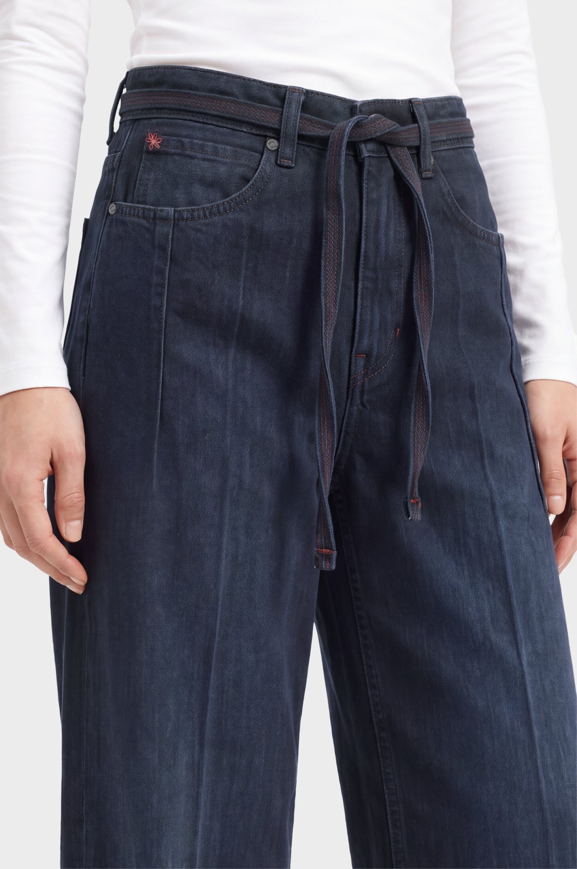 Nikki Wide Leg | Goal Blue Black