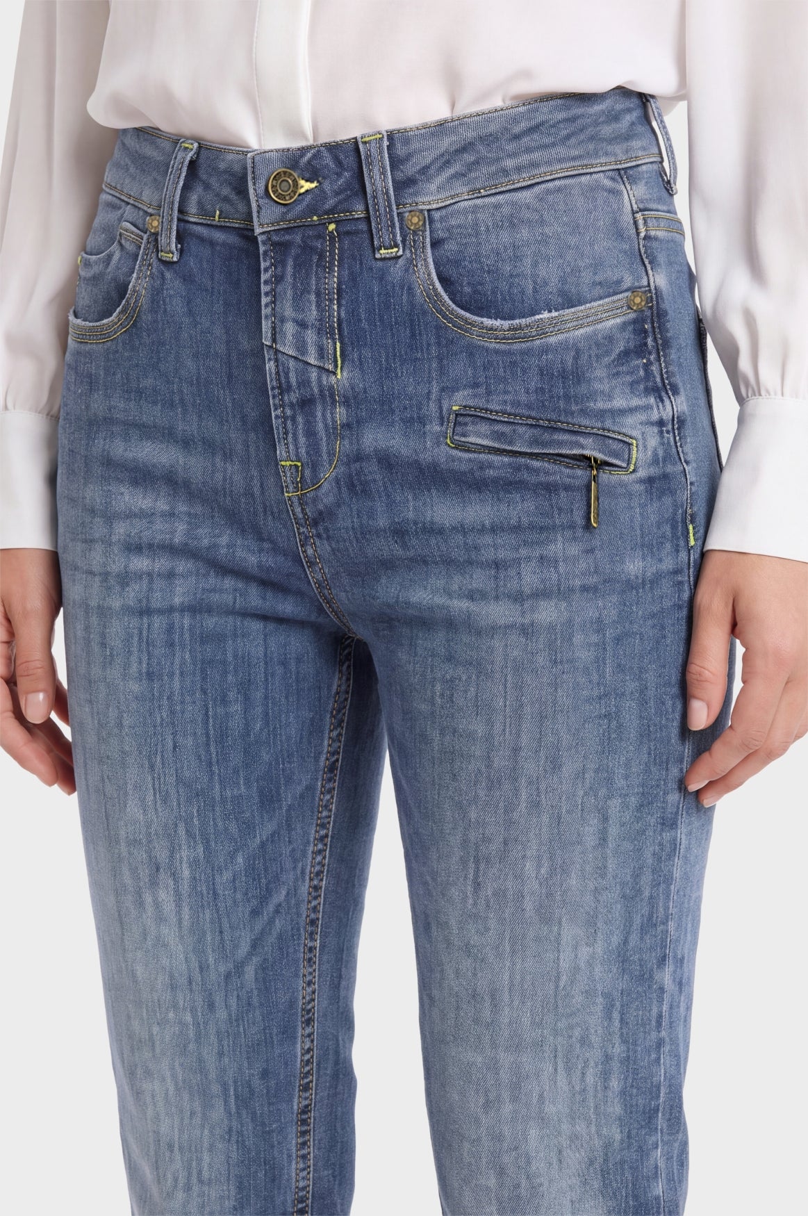 Paula Comfort Straight | Glitter Blue