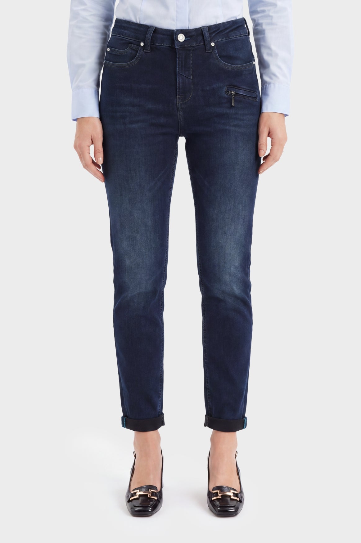 Paula Comfort Straight | Glow Blue