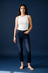 Paula Comfort Straight | Glow Blue
