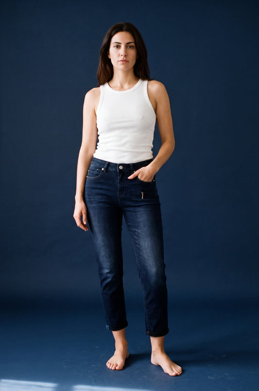 Paula Comfort Straight | Glow Blue