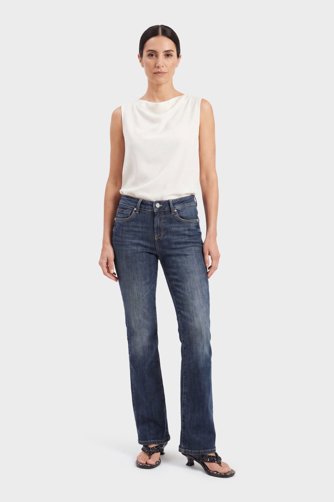 Sina Bootcut | Glass Blue