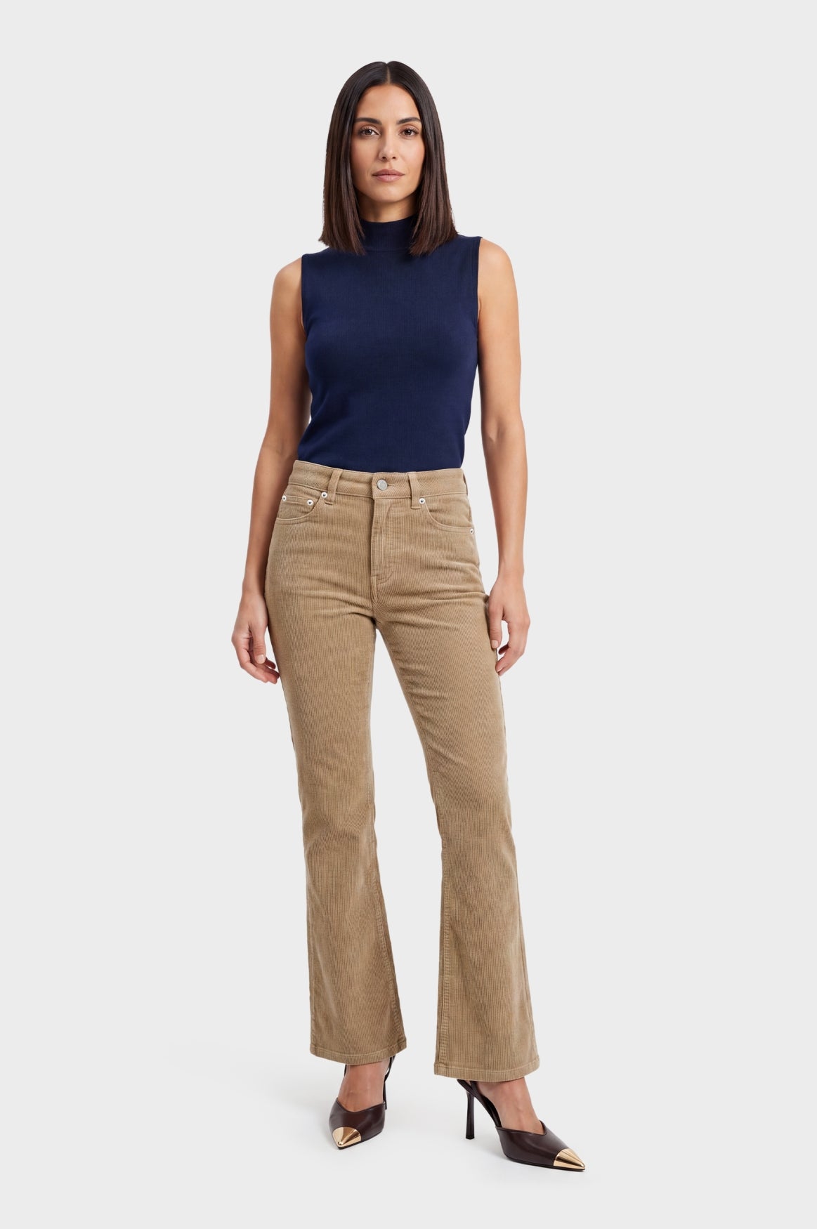 Sina Bootcut | Taupe