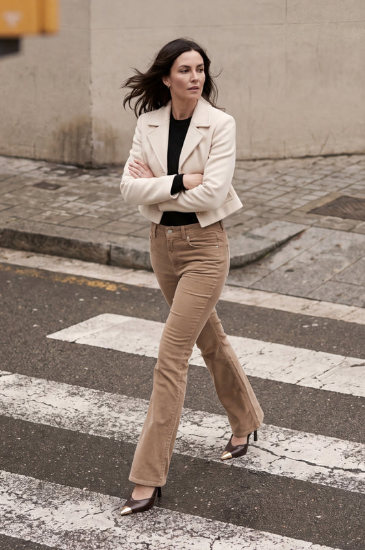 Sina Bootcut | Taupe