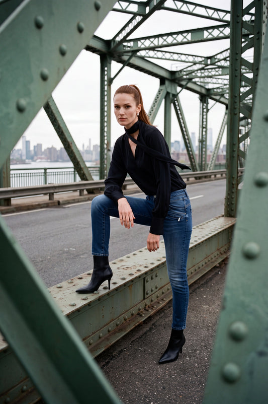 SUZY Skinny Fit | Minya Blue