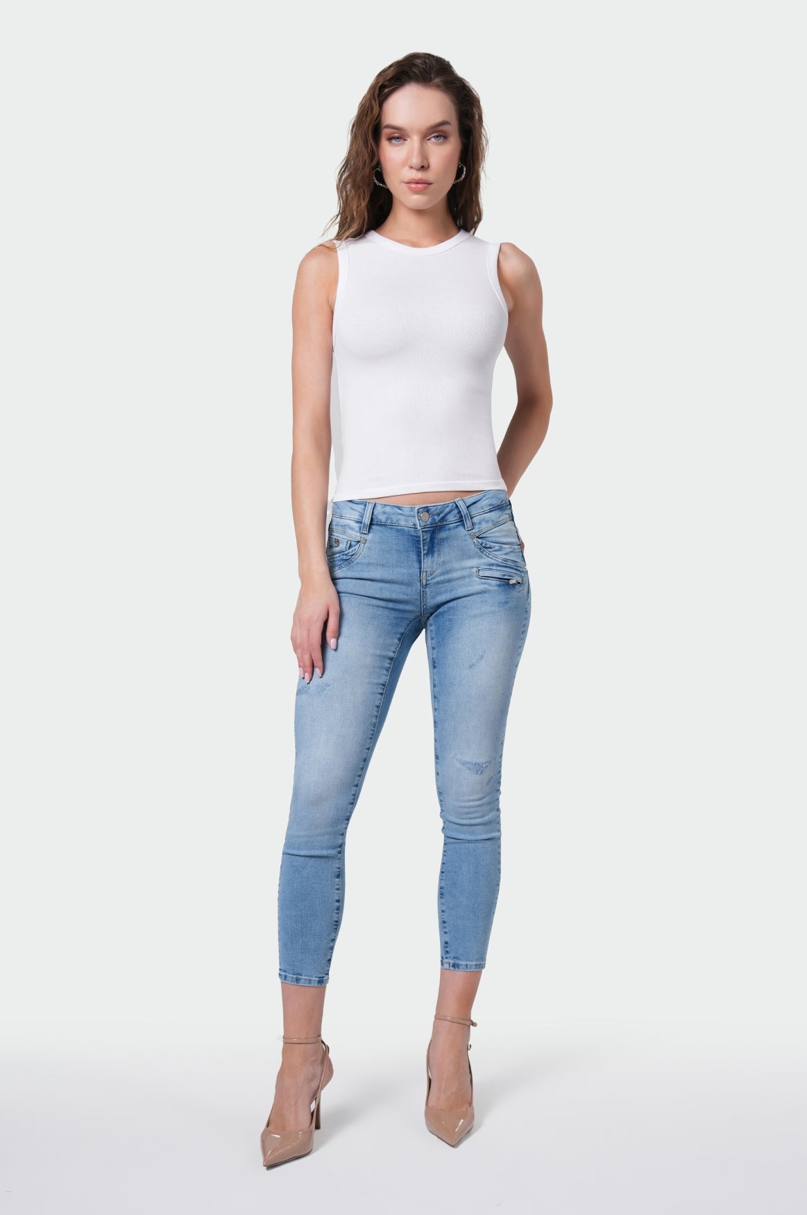 SUZY Skinny Fit | Ashberry Blue