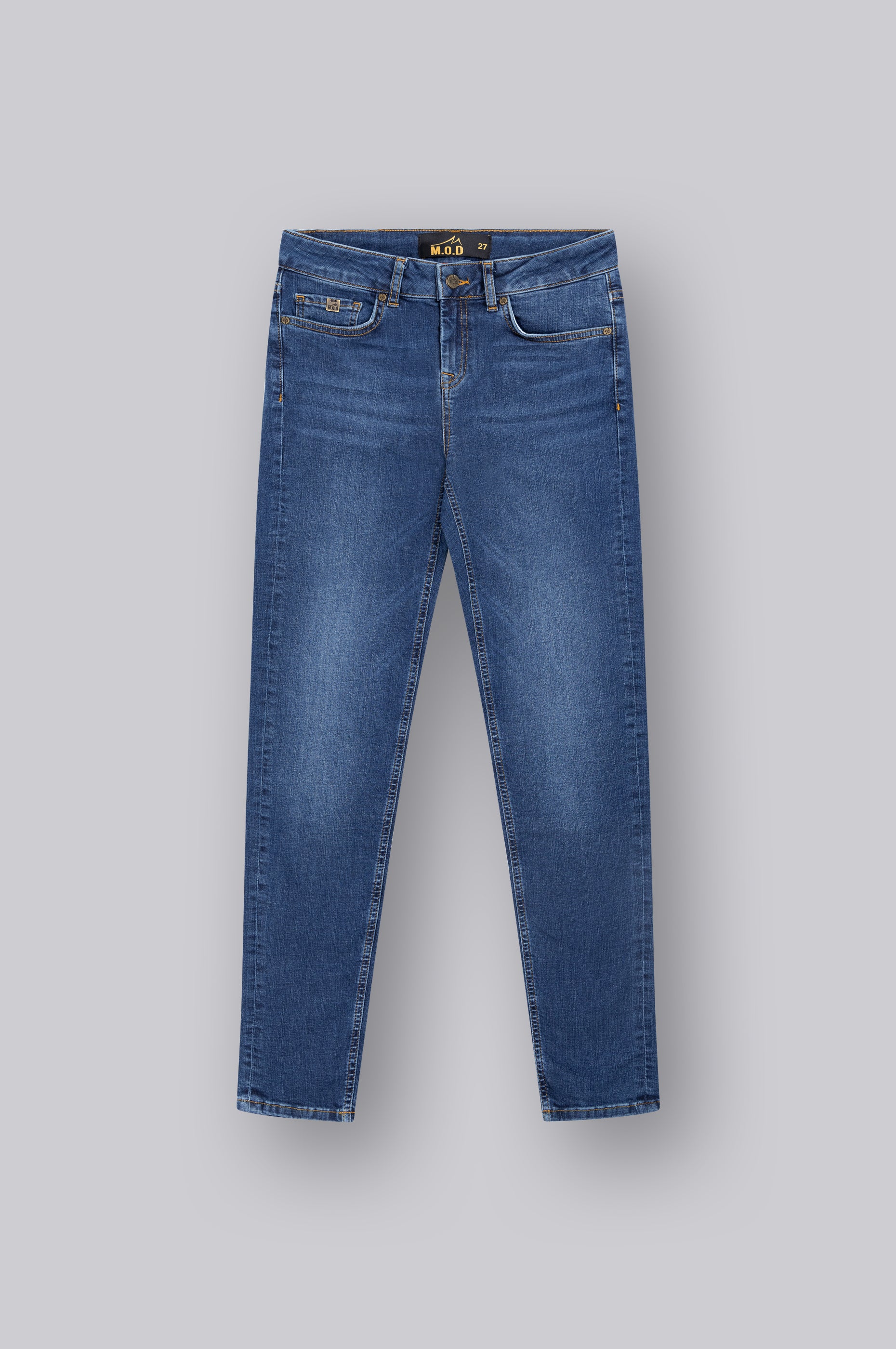 Monika Slim Fit - M.O.D - Mid Blue - 5