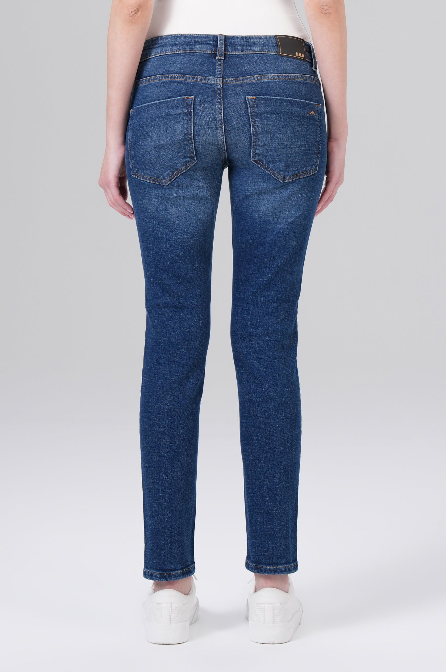 Monika Slim Fit - M.O.D - Mid Blue - 3