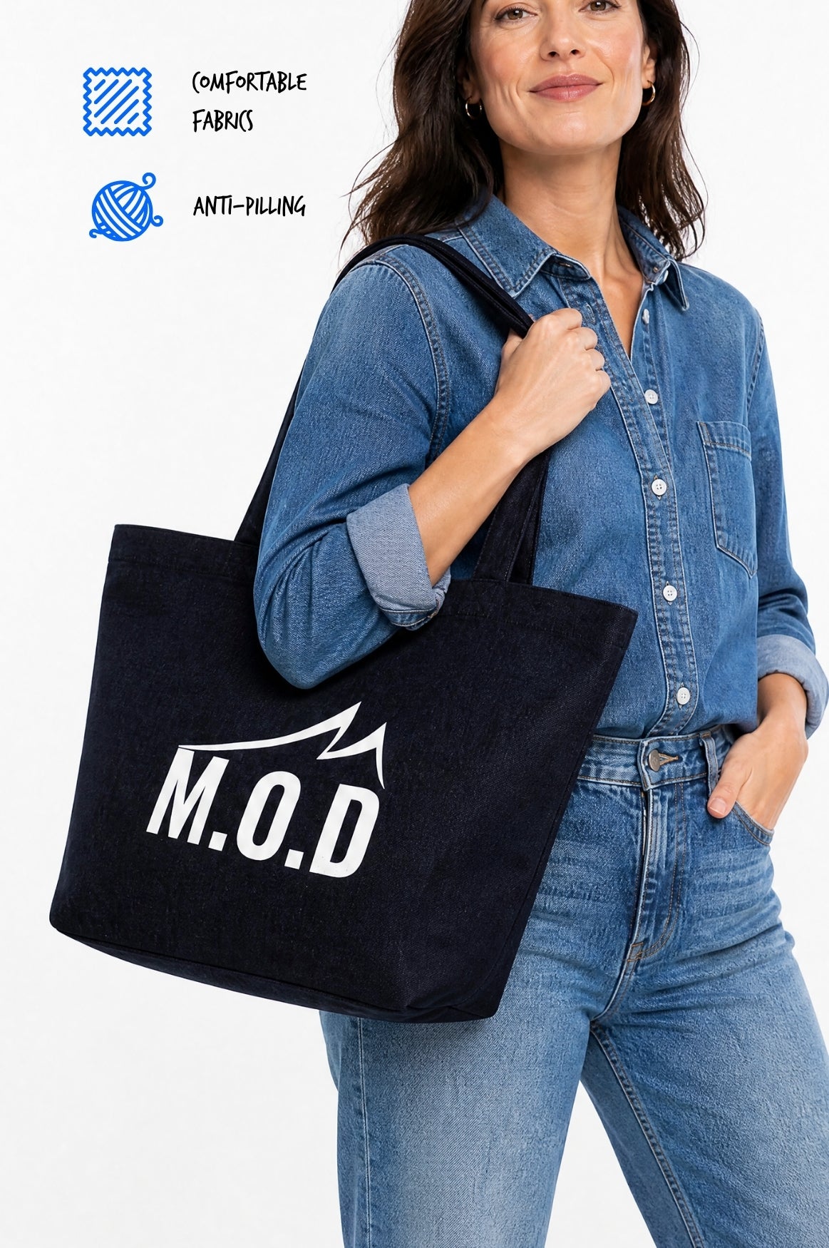 Denim Bag | Denim Blue