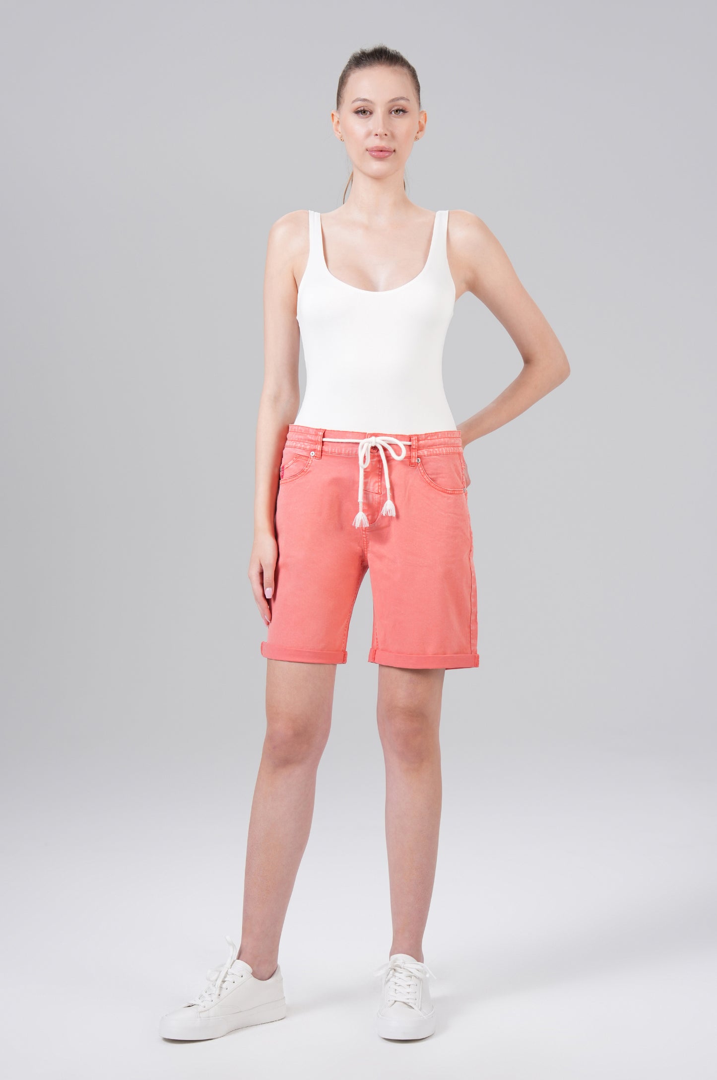 Dora Shorts - Washed Pink