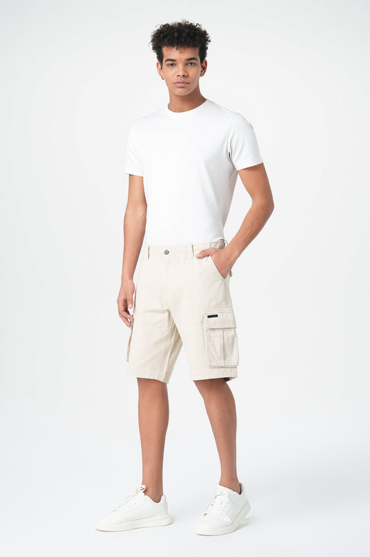 Ezra Cargo Shorts | Beige