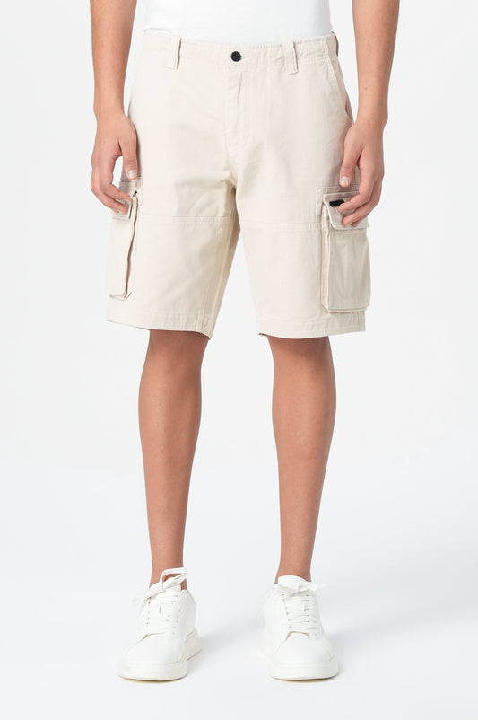 Ezra Cargo Shorts | Beige