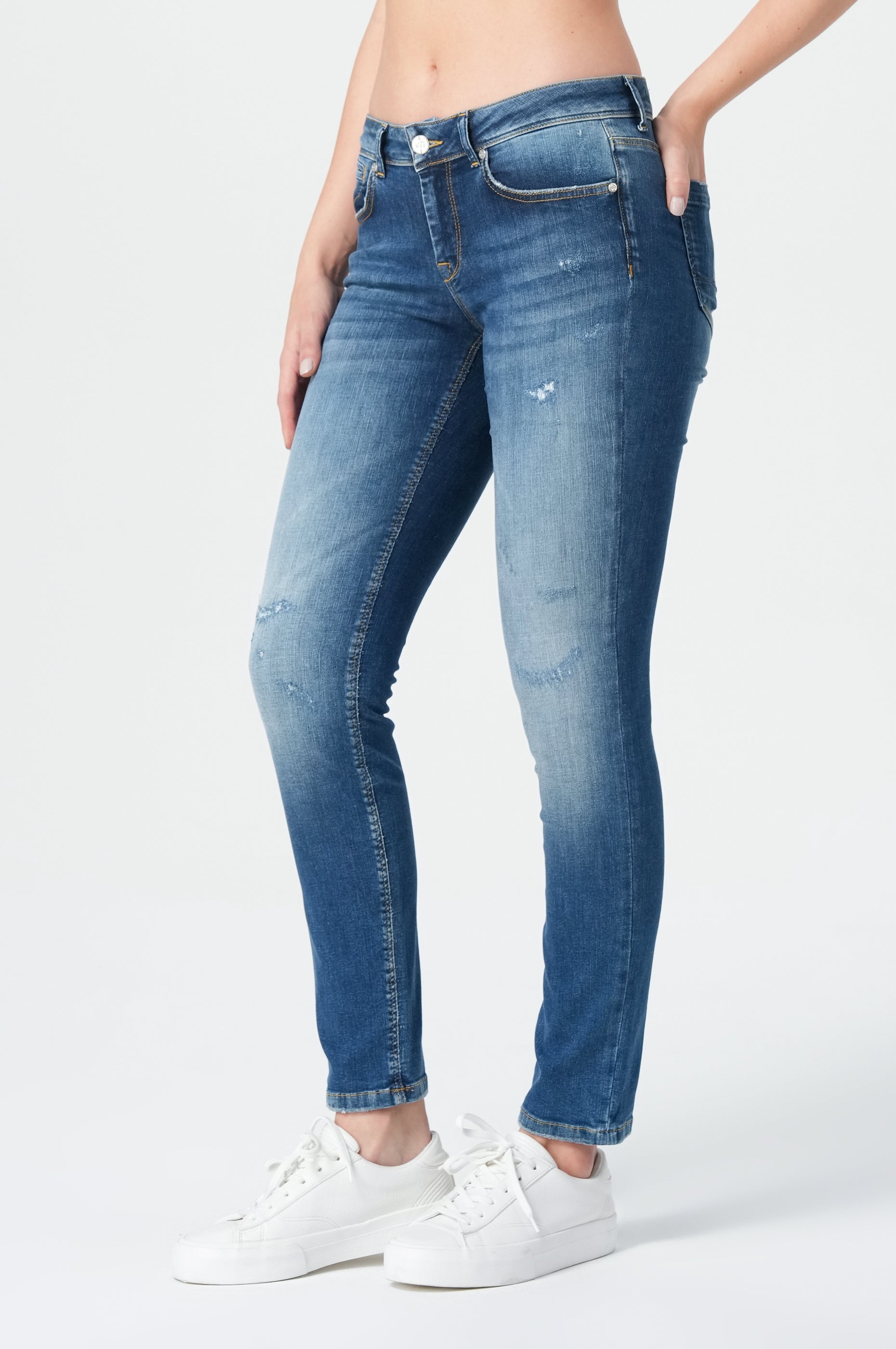 Monika Slim Fit - M.O.D - Dad Blue - 2