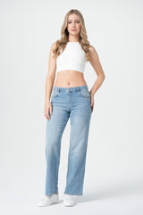 Nicola Wide Leg | Delicious Blue