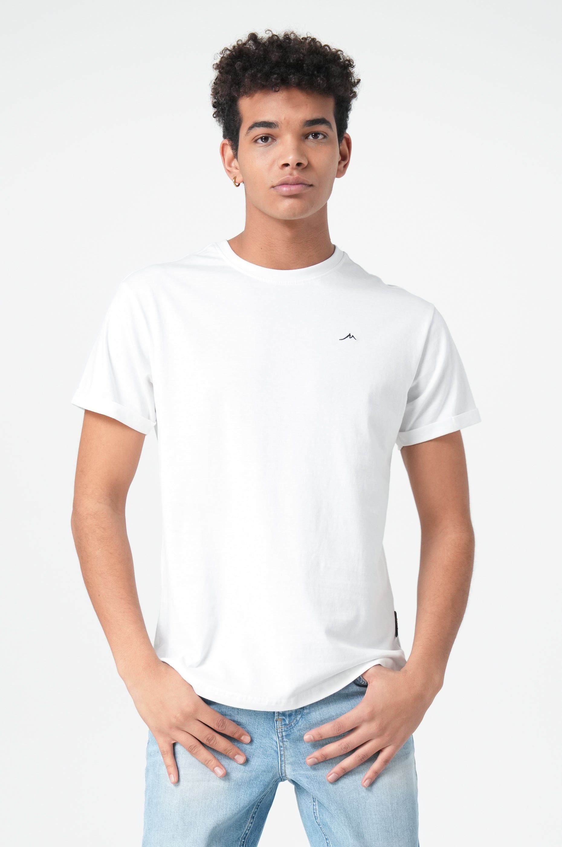 T-Shirt Men Back Print - M.O.D - White - 1