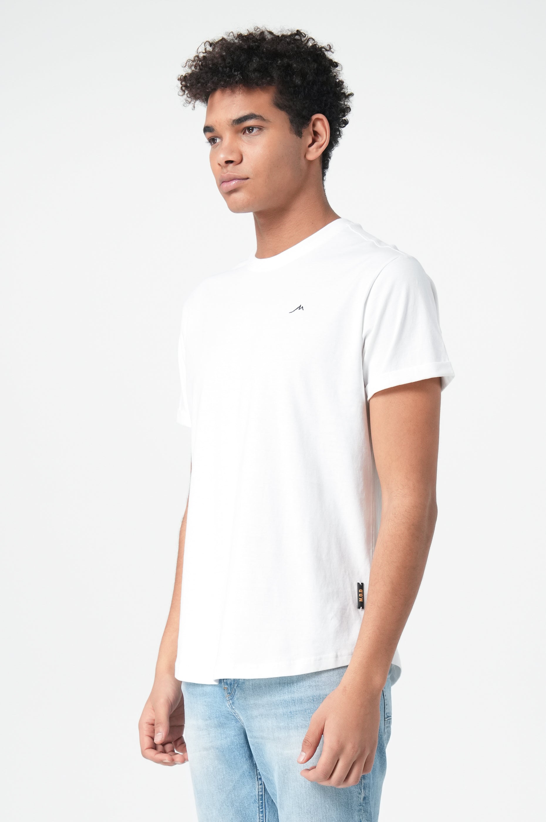T-Shirt Men Back Print - M.O.D - White - 2