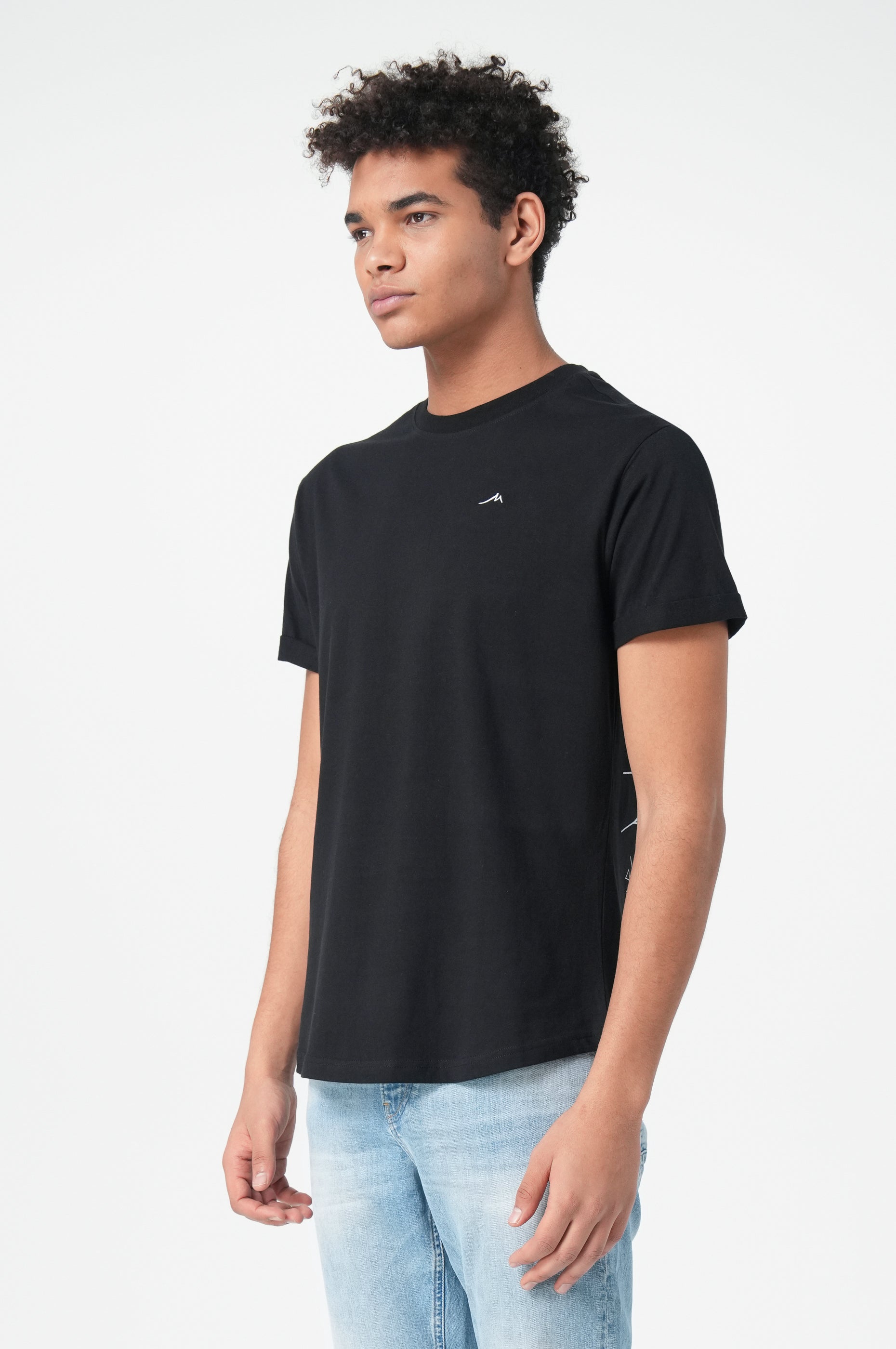 T-Shirt Men Back Print - M.O.D - Black - 2