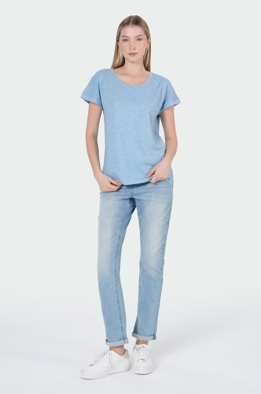 Anna T-Shirt | Heather Blue