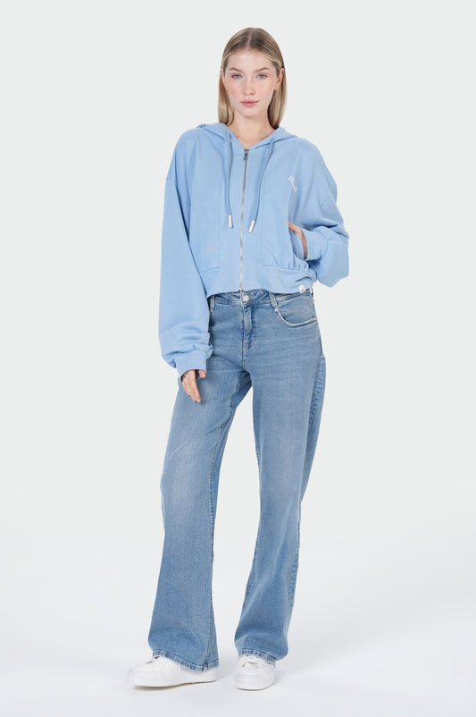 Ava Hoody | Heather Blue