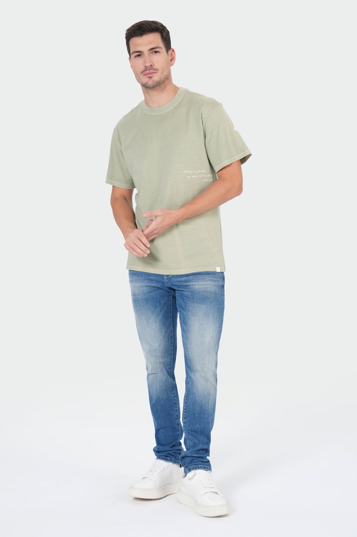 Edison T-shirt | Seagrass