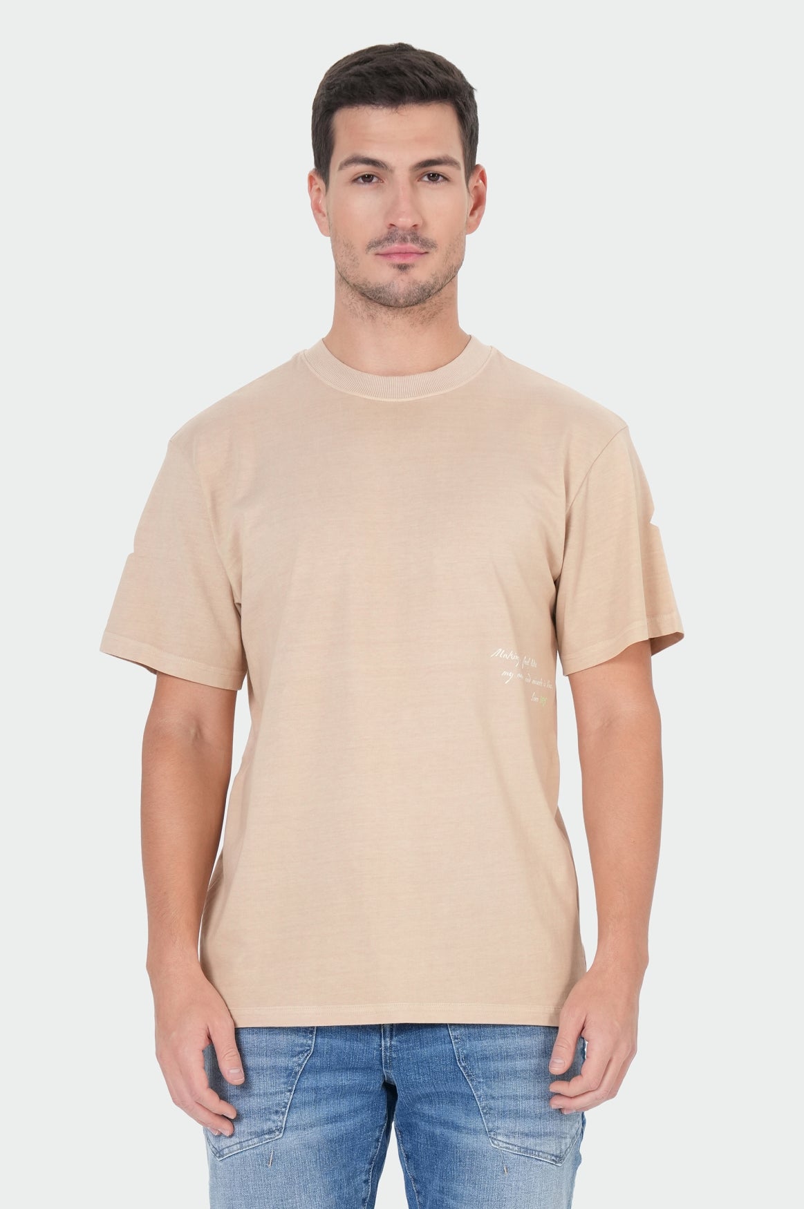Edison T-shirt | Pebble Beige