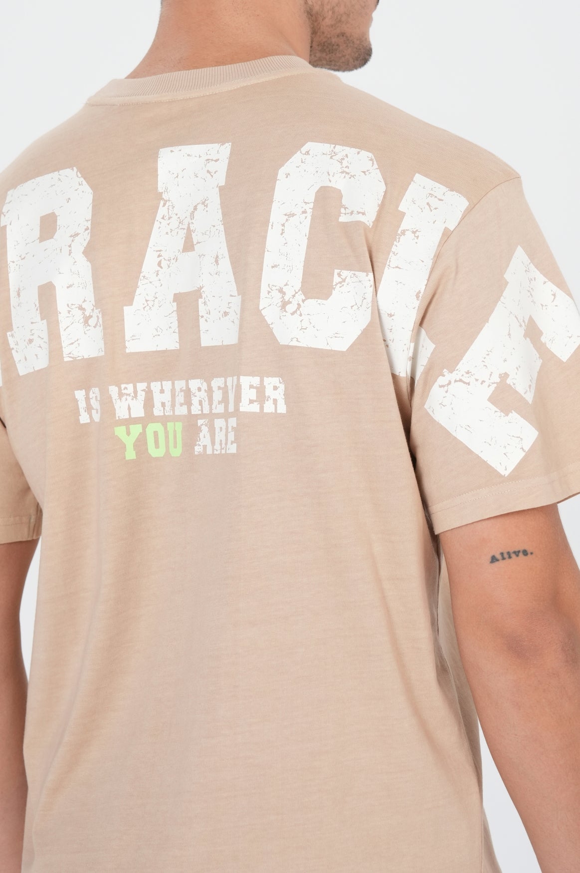 Edison T-shirt | Pebble Beige