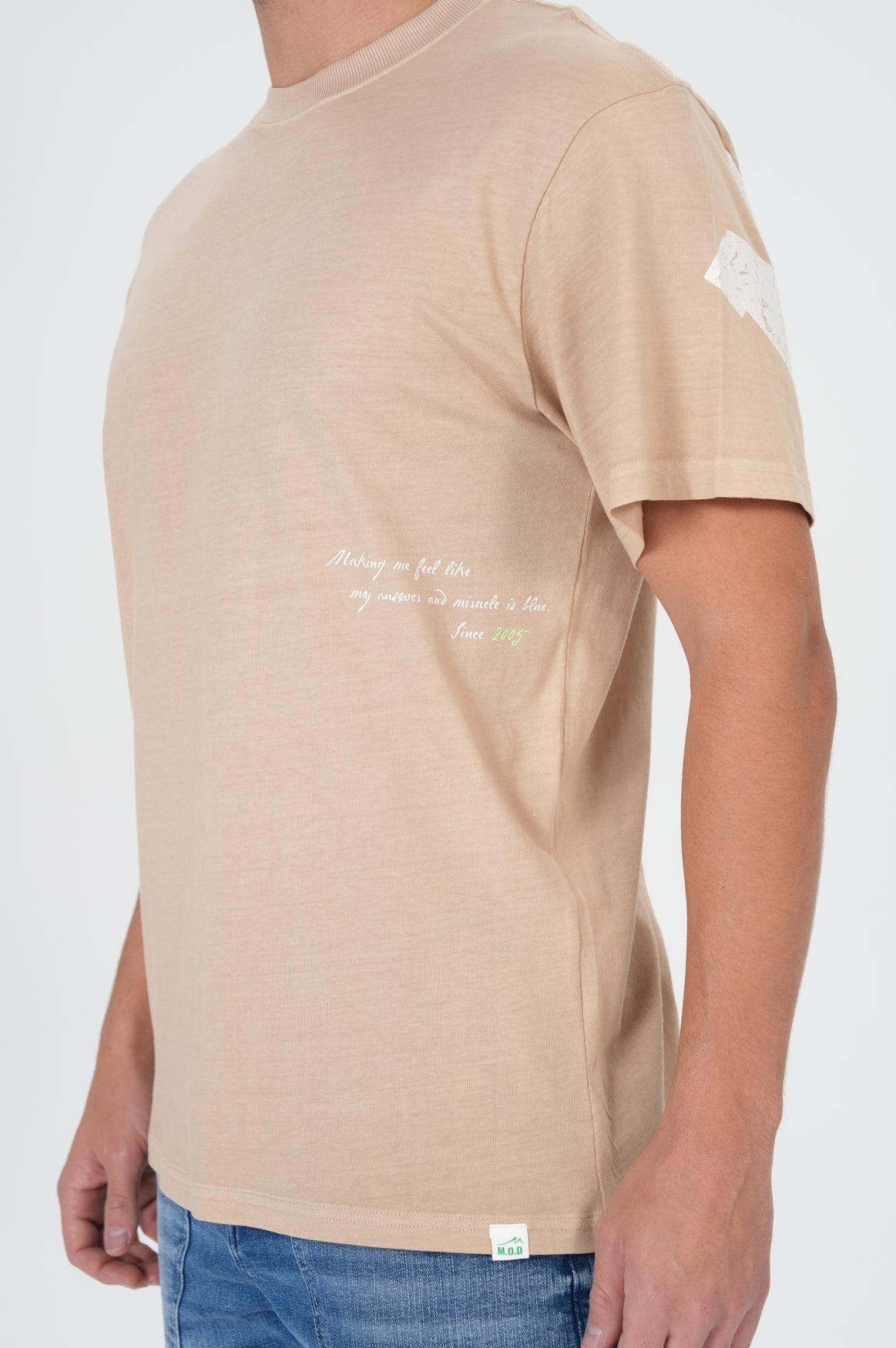 Edison T-shirt | Pebble Beige