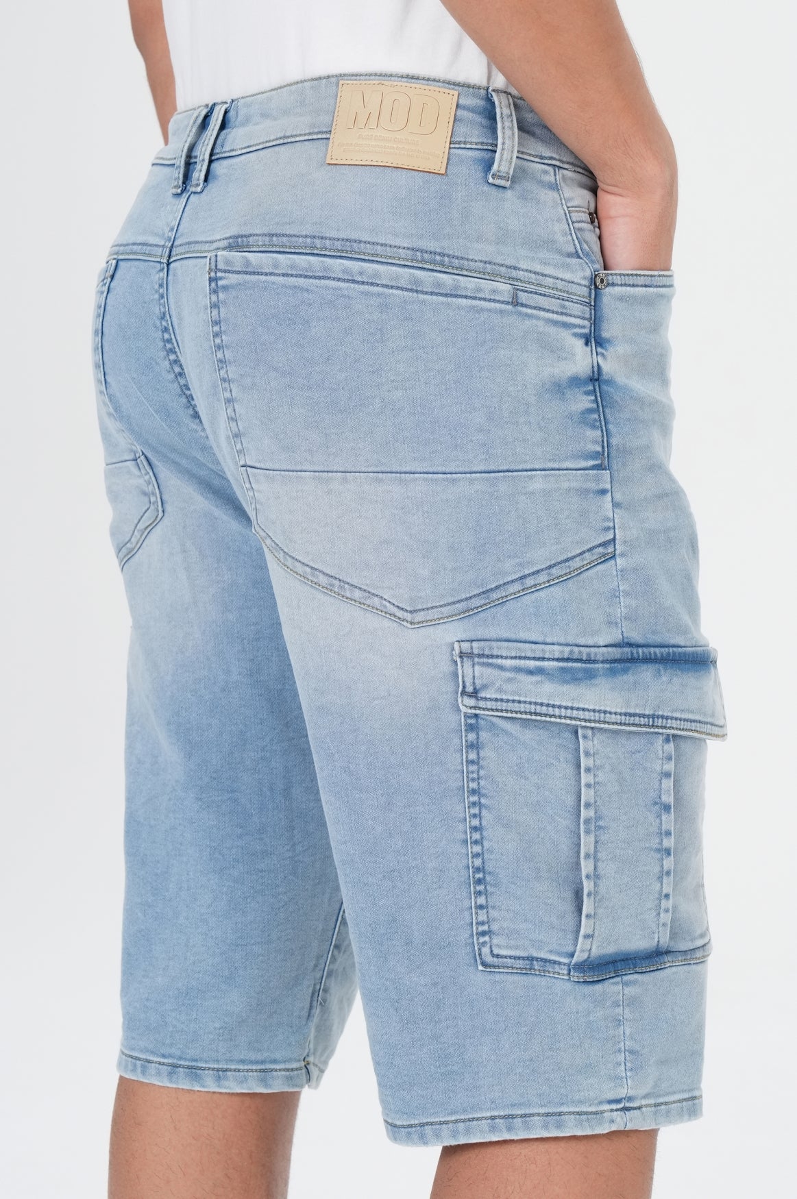 Edward Cargo Shorts | Funye Blue
