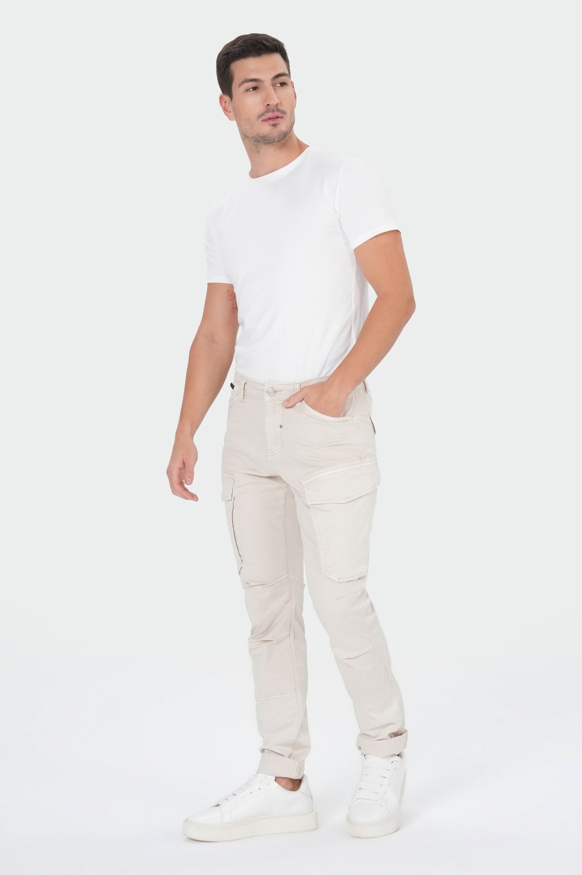 Elias Cargo | Pebble Beige