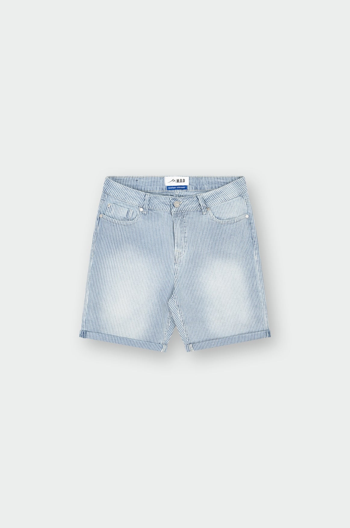 Lucky Shorts | Stripe Denim