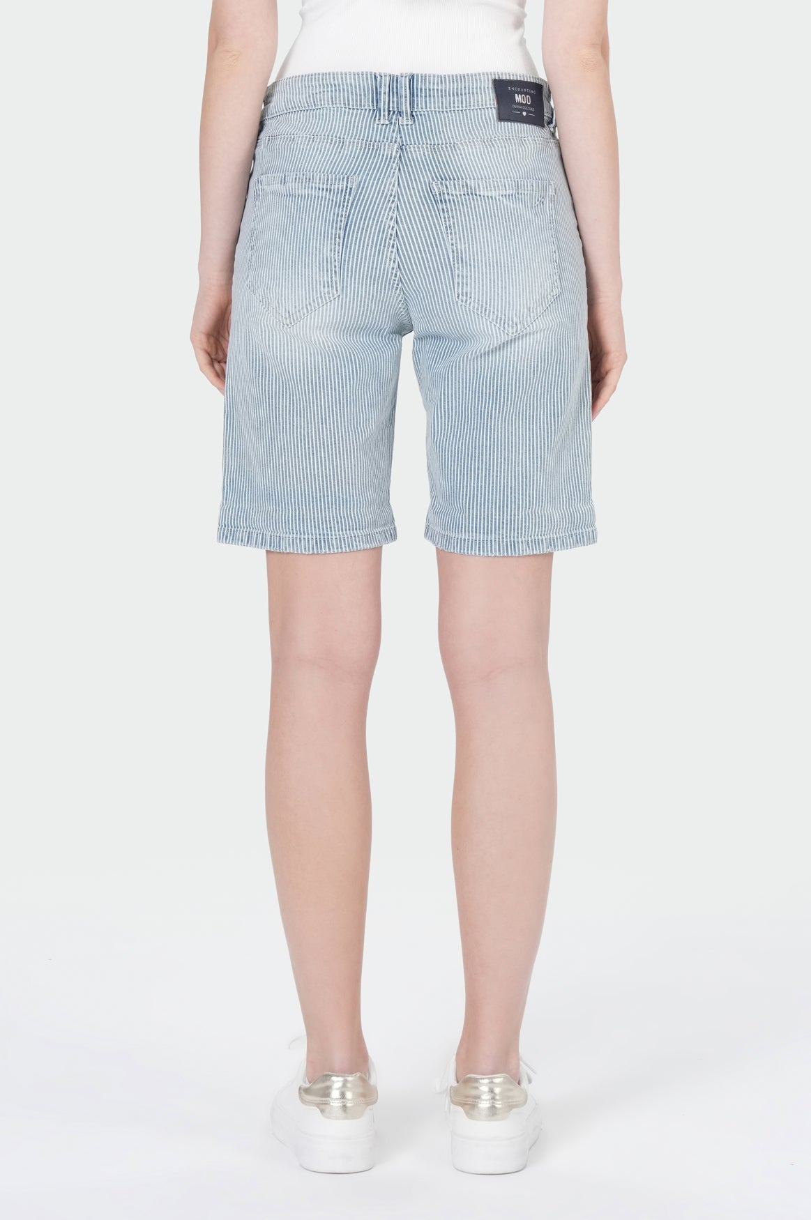 Lucky Shorts | Stripe Denim