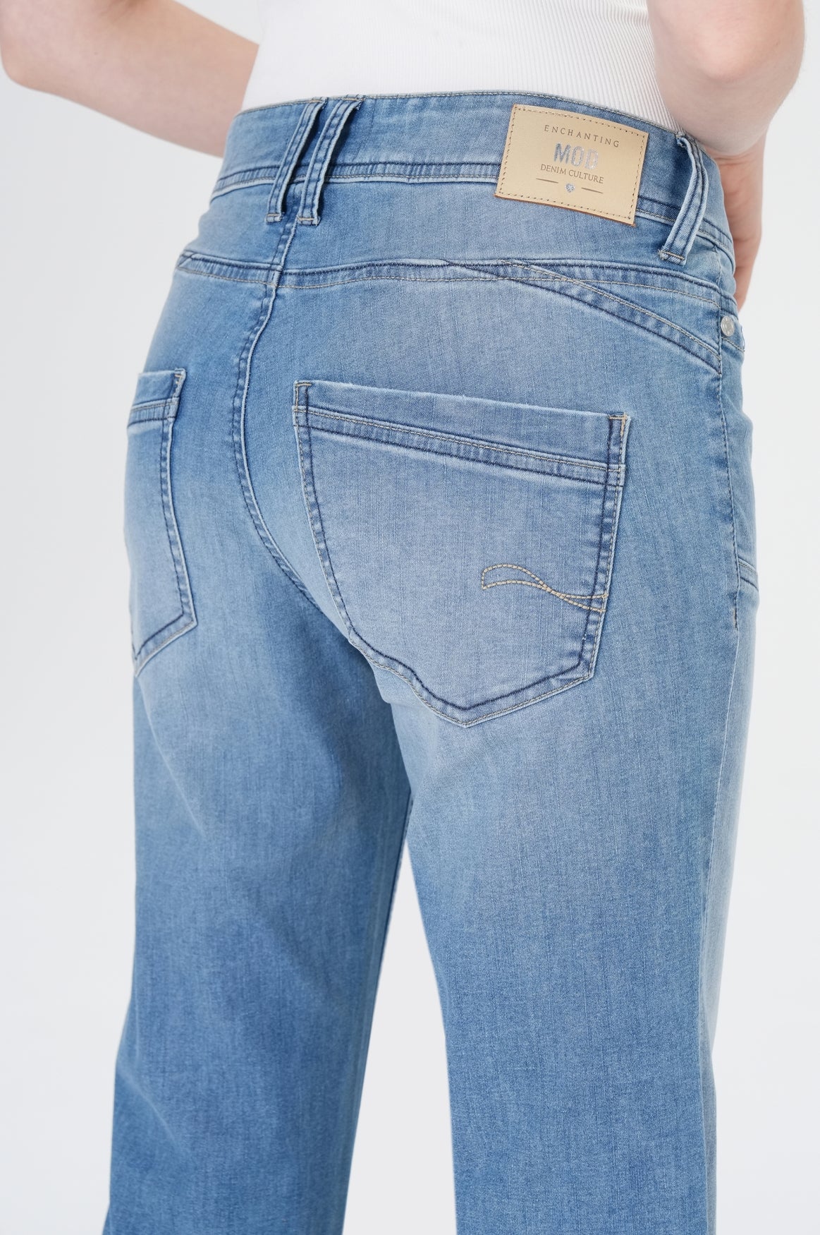 Marry Flared | Flower Blue
