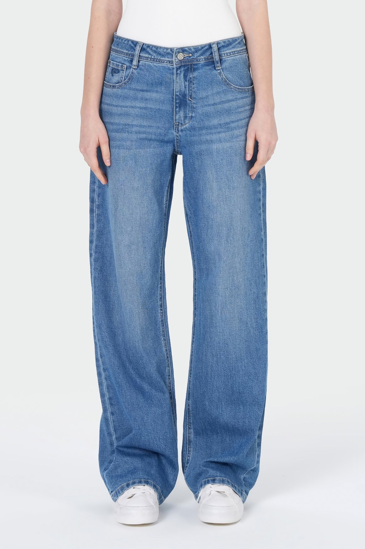 NICOLA Wide Leg | Farmer Blue