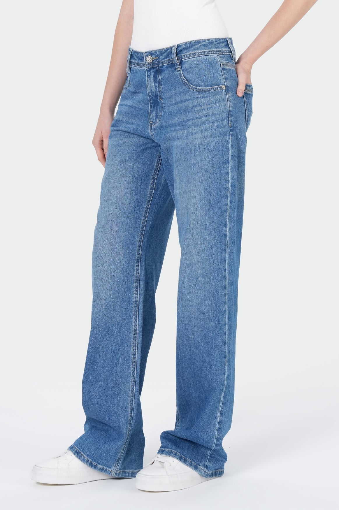 NICOLA Wide Leg | Farmer Blue